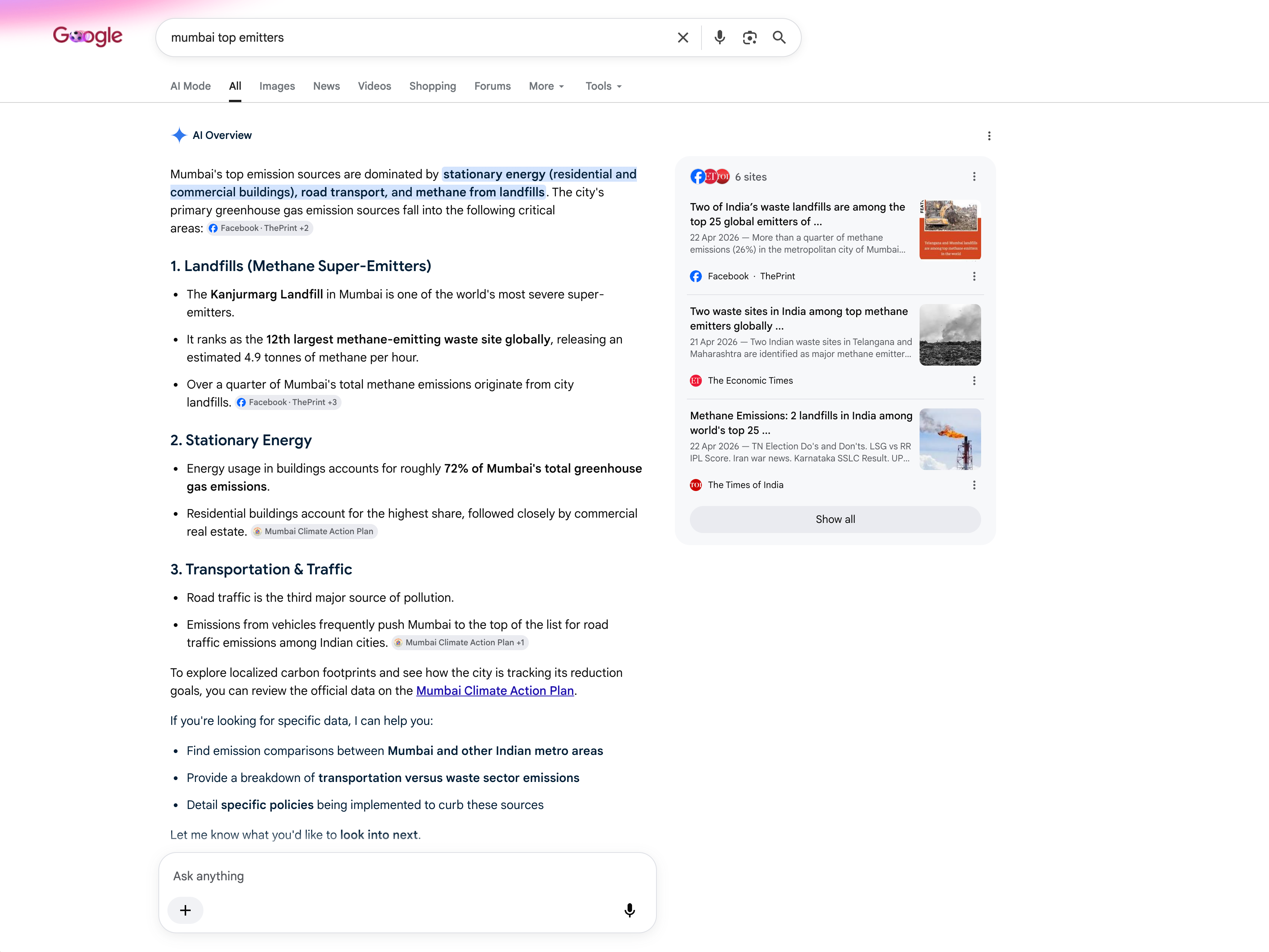 Google AI overview